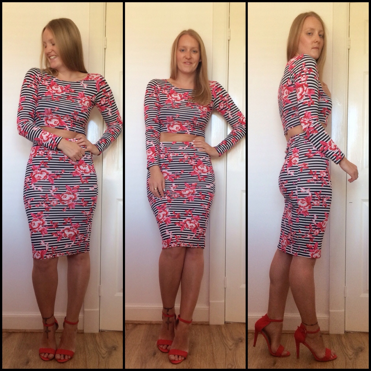 Monochrome-stripey-floral-coords