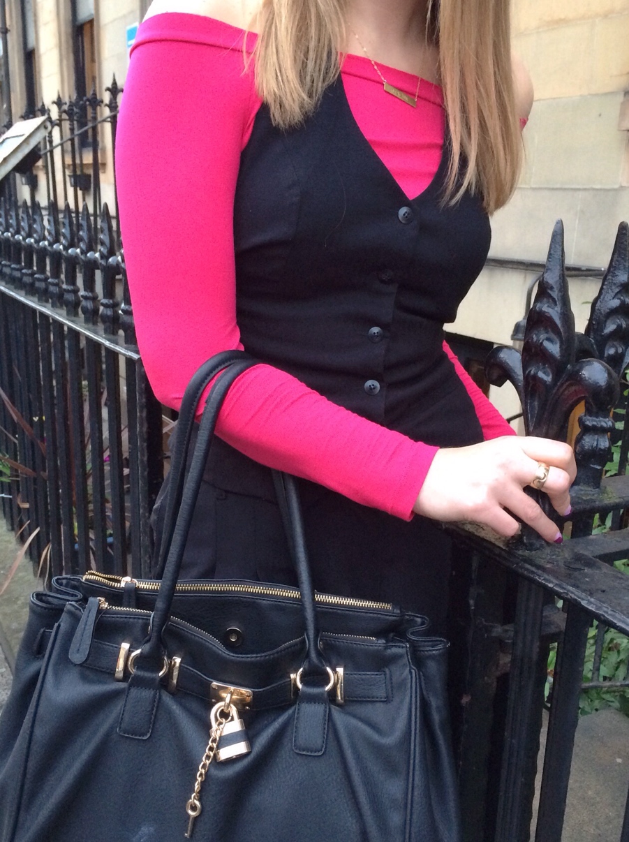 Pink-off-shoulder-waistcoat