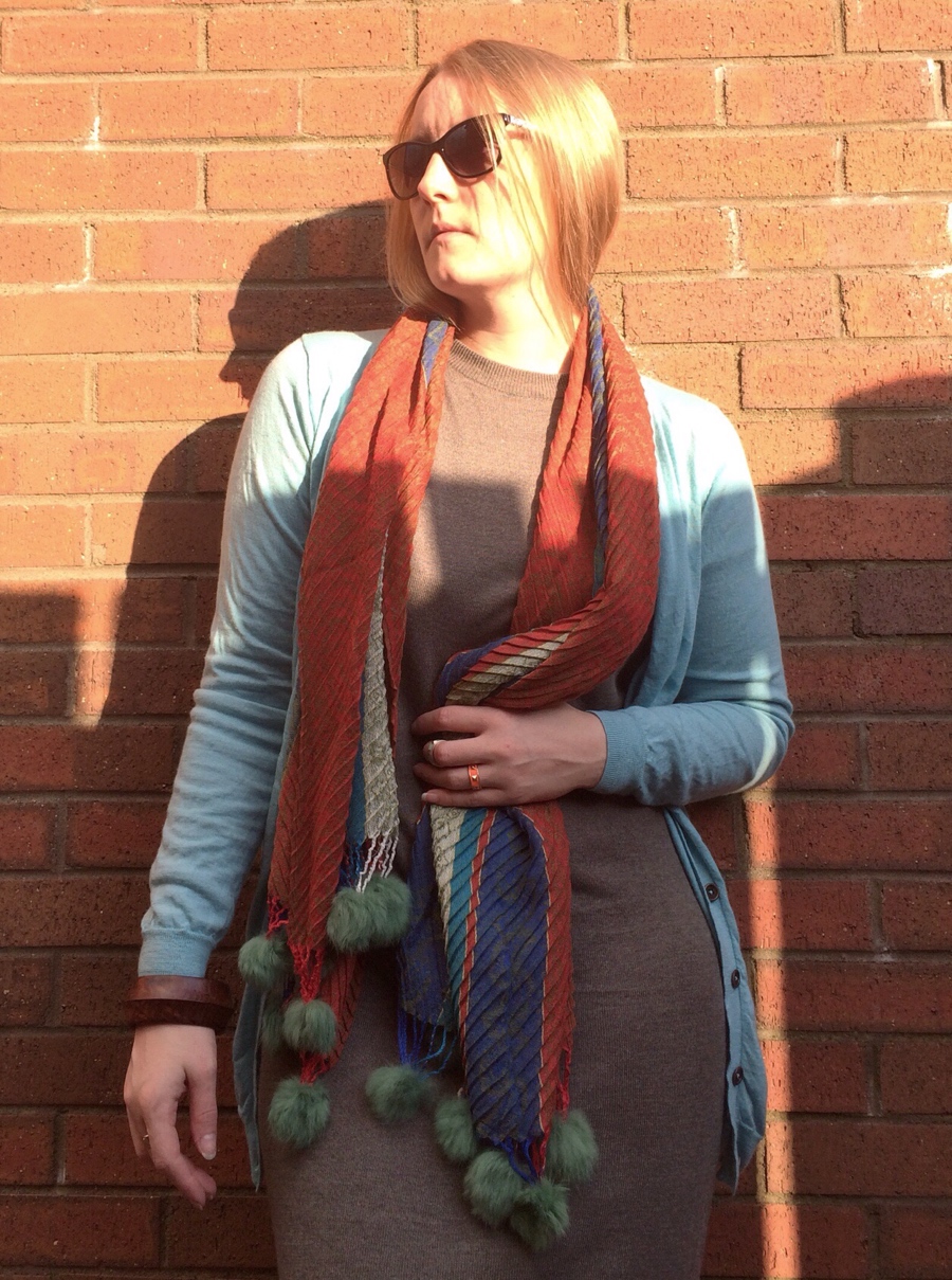 Wool dress scarf layers W=900 H=1209 Wool-dress-scarf-layers