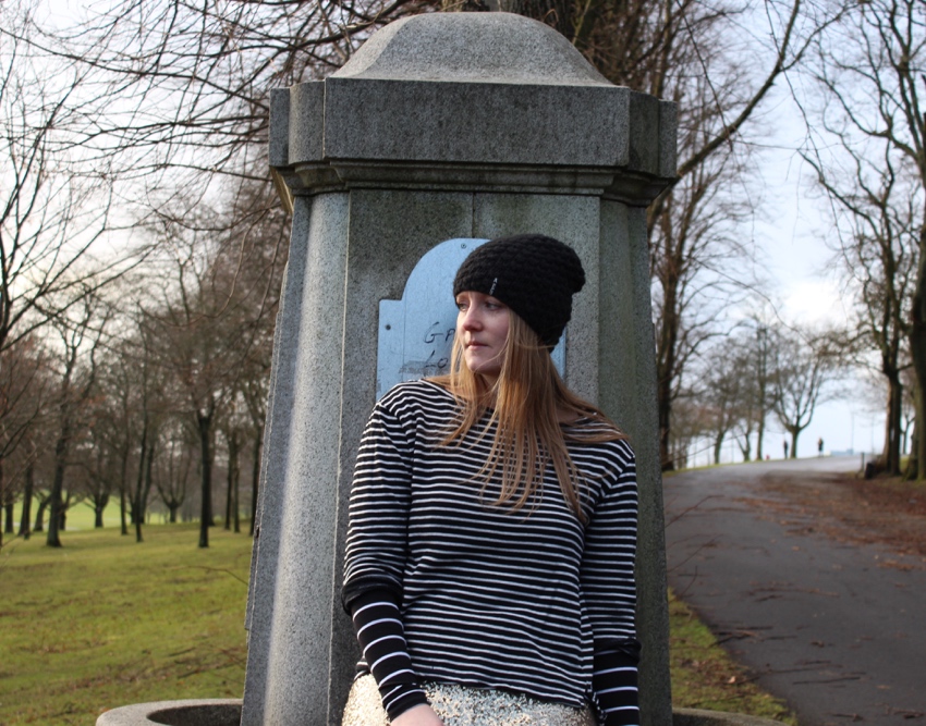 Monochrome stripes beanie winter ootd W=850 H=667 Monochrome-stripes-beanie-winter-ootd