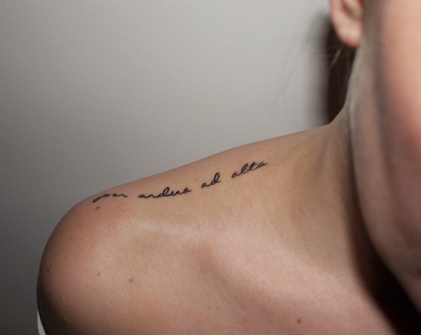 35 at 35 handwritten shoulder tattoo W=850 H=678 35at35-handwritten-shoulder-tattoo