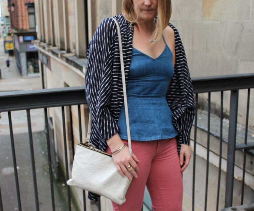 Double-denim-vest-coloured-jeans-Glasgow
