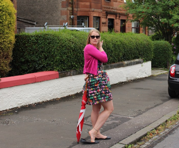Yumi-30-days-of-summer-bright-striped-dress-street-style