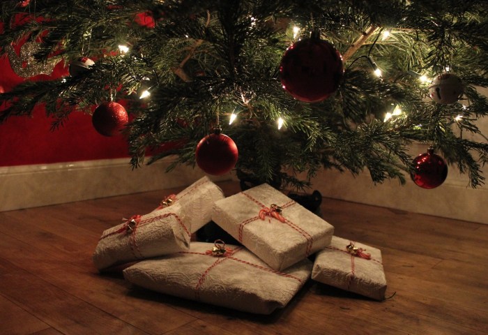 Embossed-paper-jingle-bells-candy-cane-wrapping