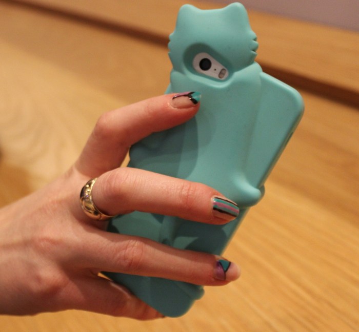 Colour-block-negative-space-nail-art-design