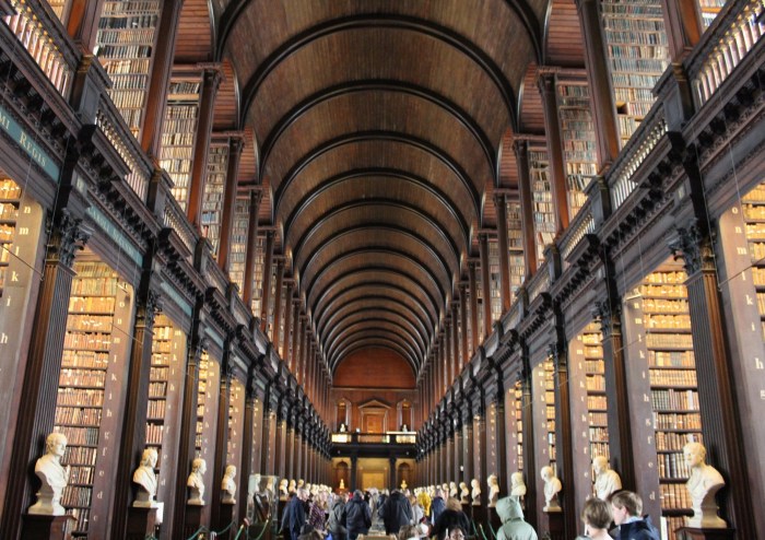 Dublin day trip trinity college long room W=700 H=494 Dublin-day-trip-trinity-college-long-room