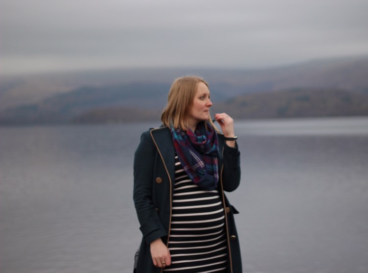 The Sweet Escape | Scottish Winter Escapes, Striped Maternity Street Style by UK Fashion Blog Lauren Maria